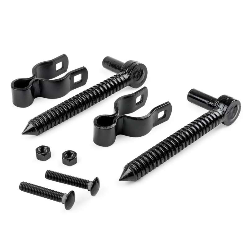 Industrial product photography of a gate hardware.